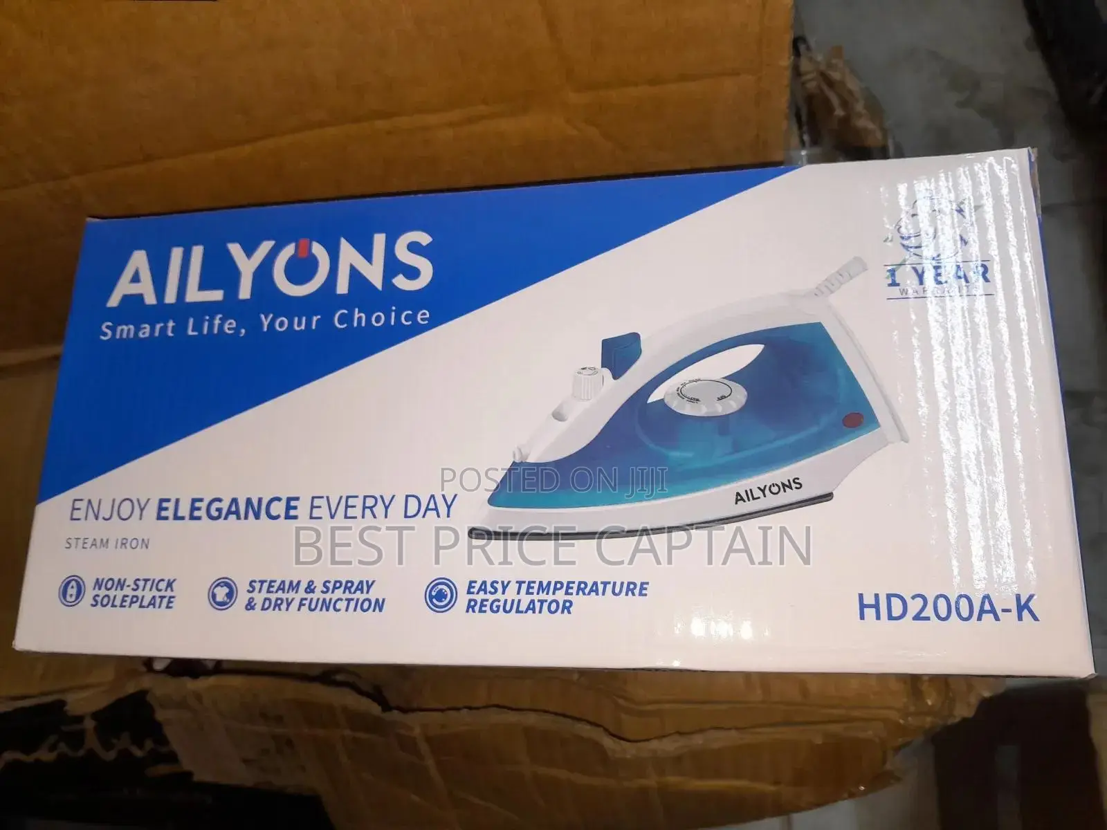 *Ailyons Steam Ironbox*