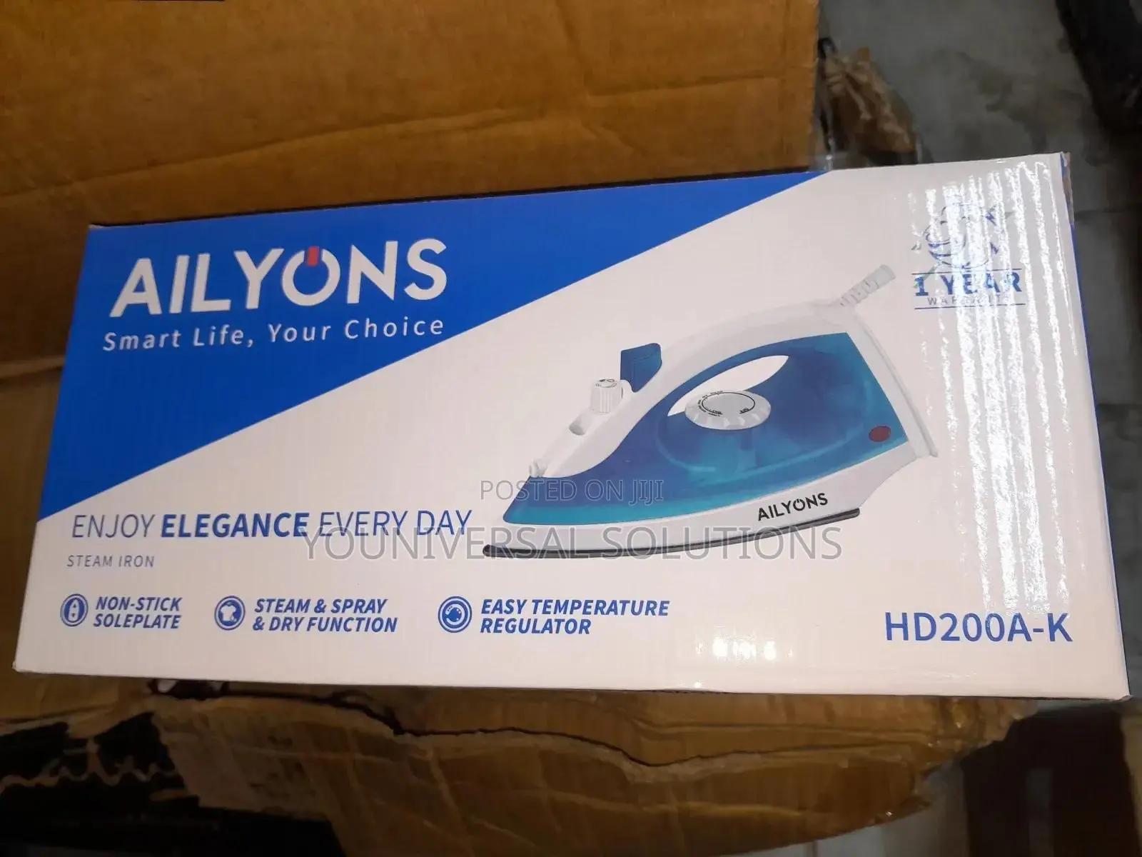 *Ailyons Steam Ironbox*