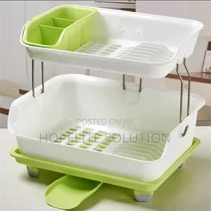2 Tier Plastic Dish Rack