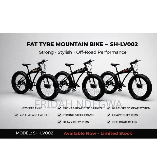 Fat Tire Mountain Bike 26'