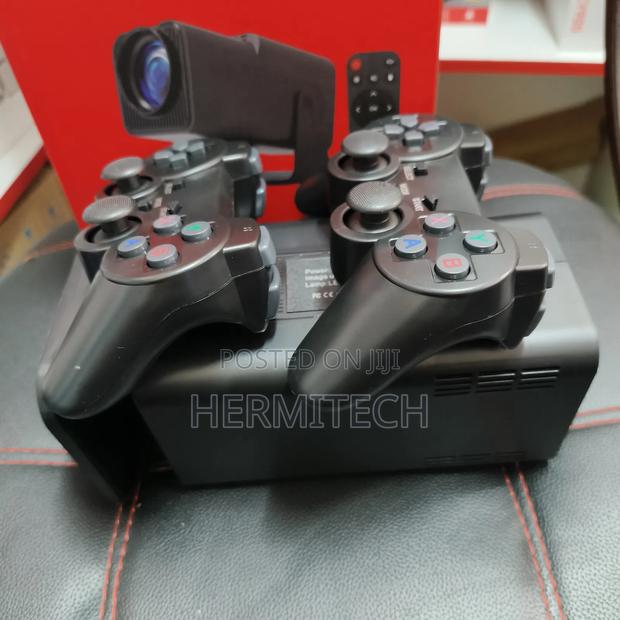Gaming Projector With Usb Ports Hdmi and Sd Card and Gaming Pads