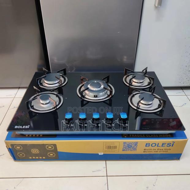 *Bolesi Built in Kitchen Hob 90cm 5gas Burner - main view