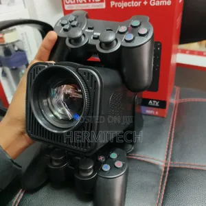Ultra Hd Game Projector 2 Gaming Pads and Display Size of 200 Inches