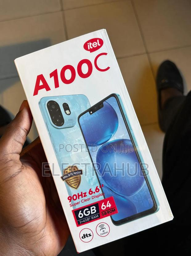 New Itel A100C 64 GB Black - main view