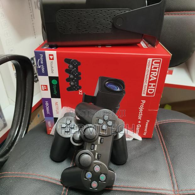 Quality Gaming Projector  With Installed Games Black Smart Wifi - main view