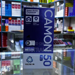 New Tecno Camon 50 256 GB Black