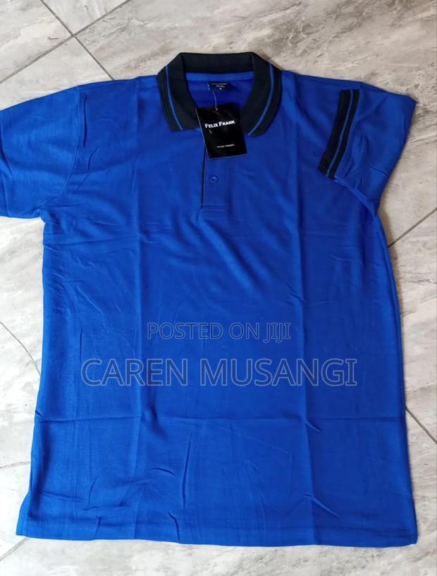 Classic Royal Blue Polo T-Shirts - thumbnail 3