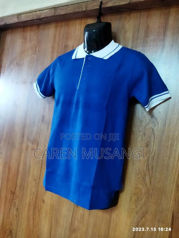 Classic Royal Blue Polo T-Shirts - thumbnail 4