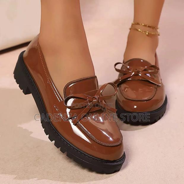 Bow_note Wetlook Brogues Sizes 37___43 Quality - thumbnail 4