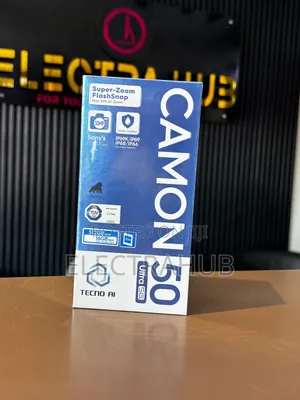 New Tecno Camon 50 256 GB Black