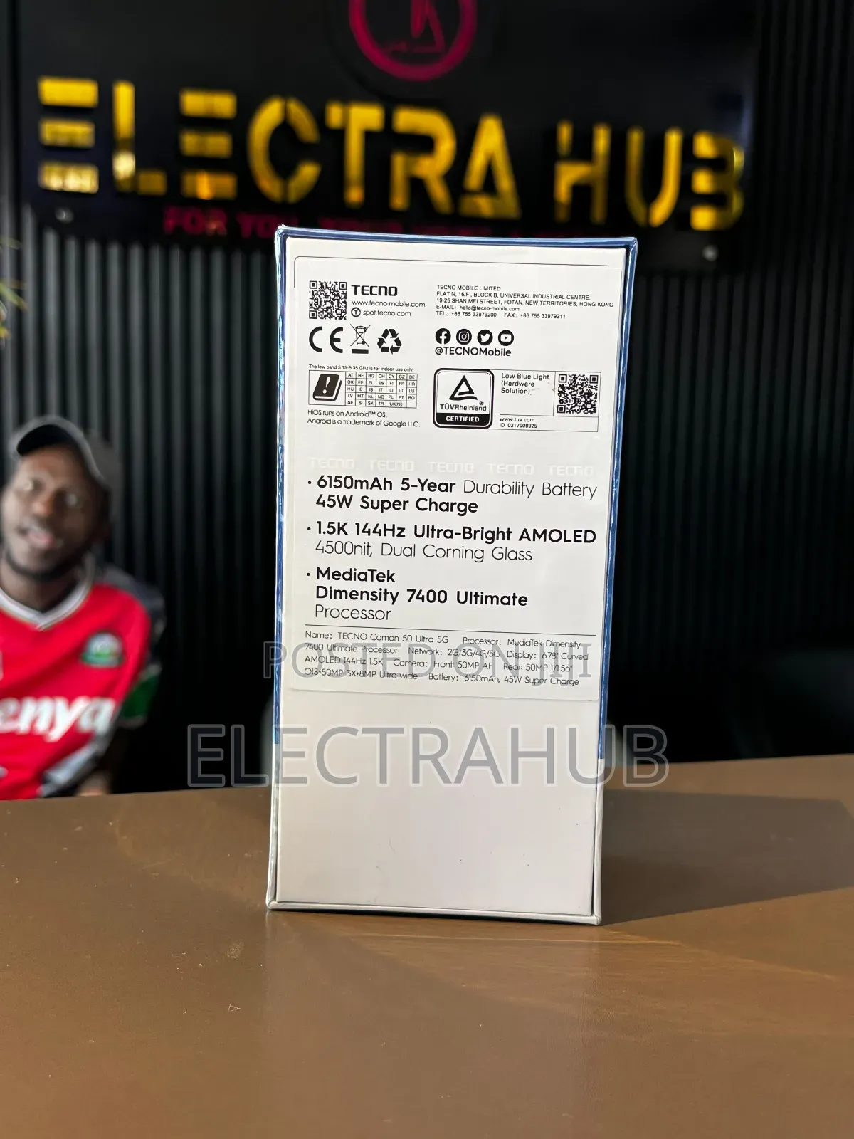 New Tecno Camon 50 256 GB Black