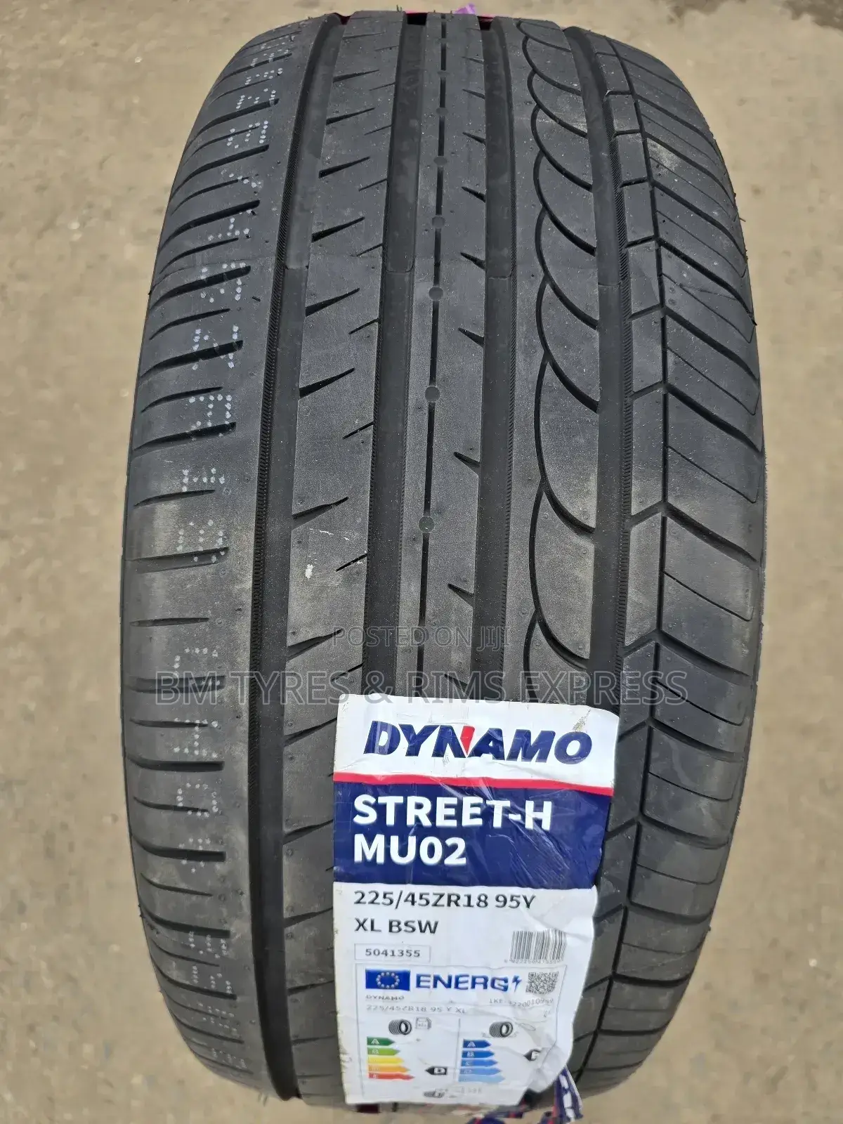 225 /45 R18 Dynamo Tyres.