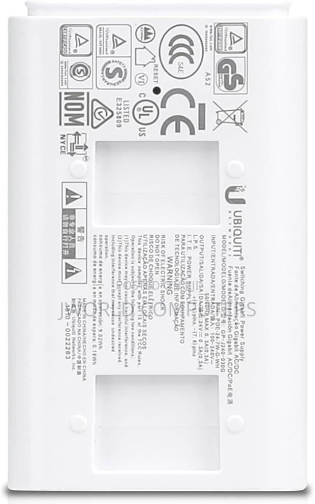 Ubiquiti Networks Poe+ Adapter (30w) 48v Dc at 0.65a