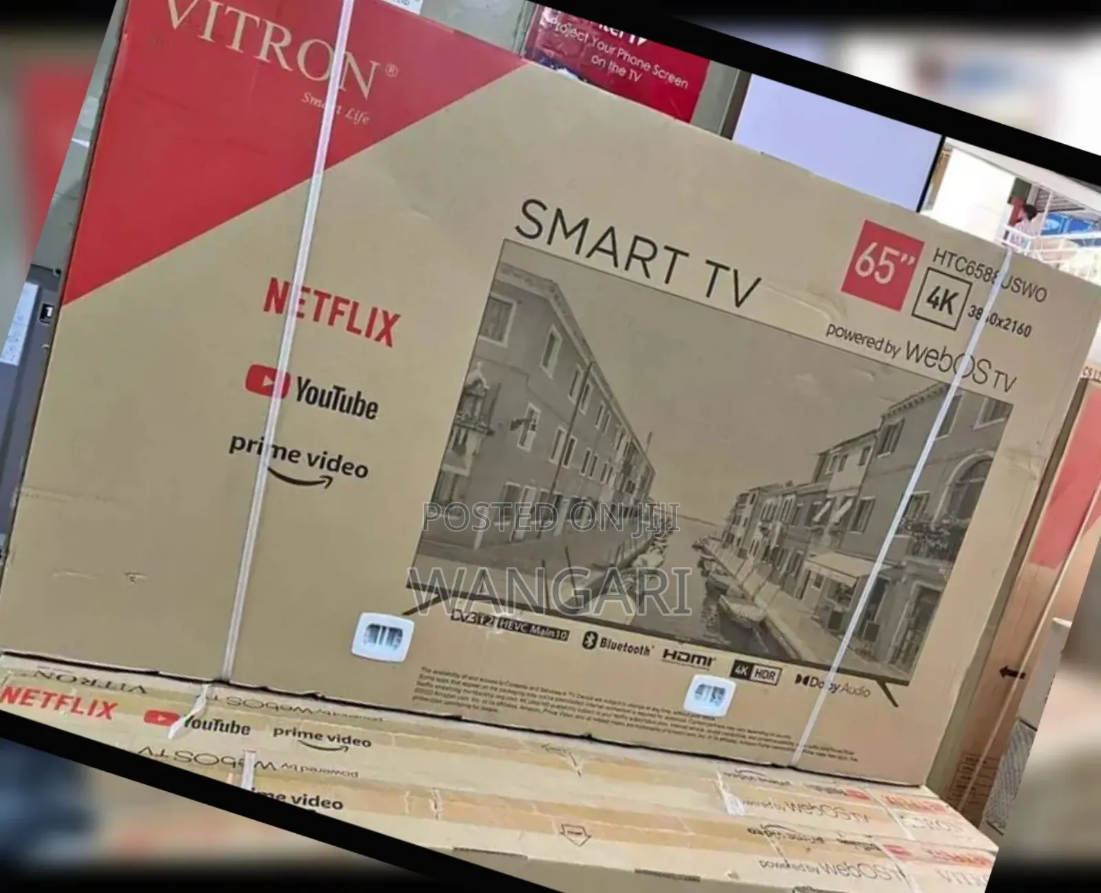 Share Your Phone Number, Vitron 65 Inch Smart Digital Tv Available