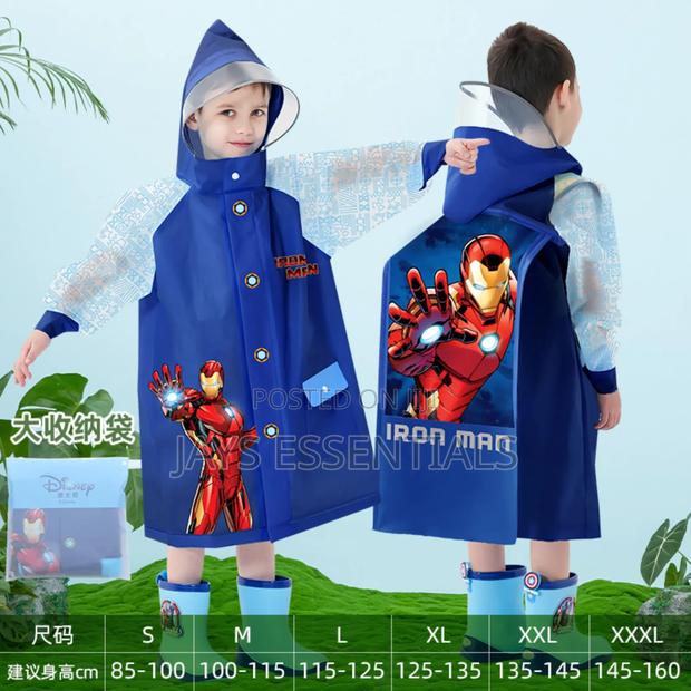 Kids Disney Cartoon Themed Raincoats