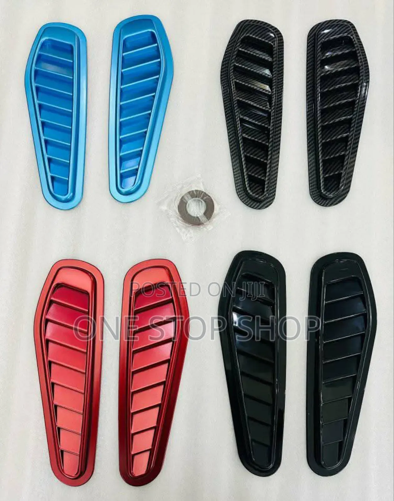 2pcs Bonnet or Side Body Air Flow Decal Air Vent in Colora