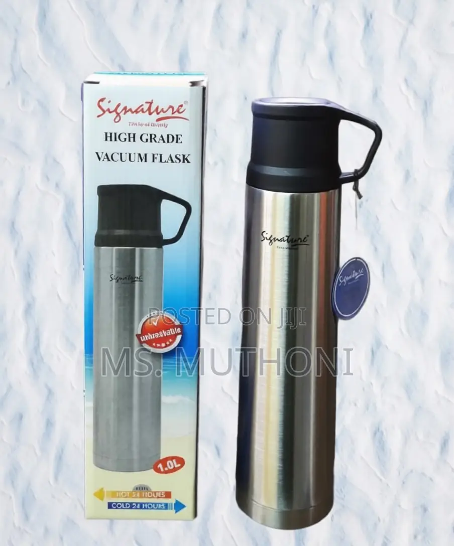 1l Sg104 Signature Steel Vacuum Flask/Bottle