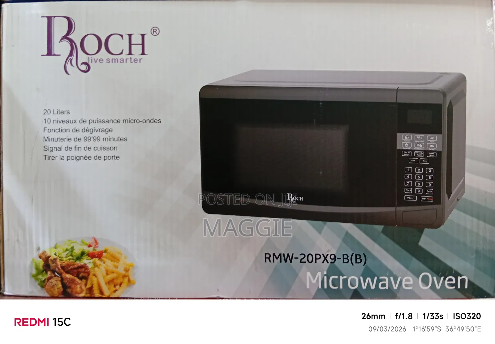 Roch Rmw-20px9-b(B) Microwave Oven