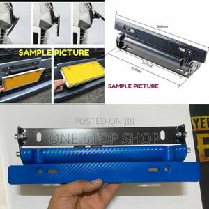 Blue Tiltable Up or Down Number Plates Mount - thumbnail 2