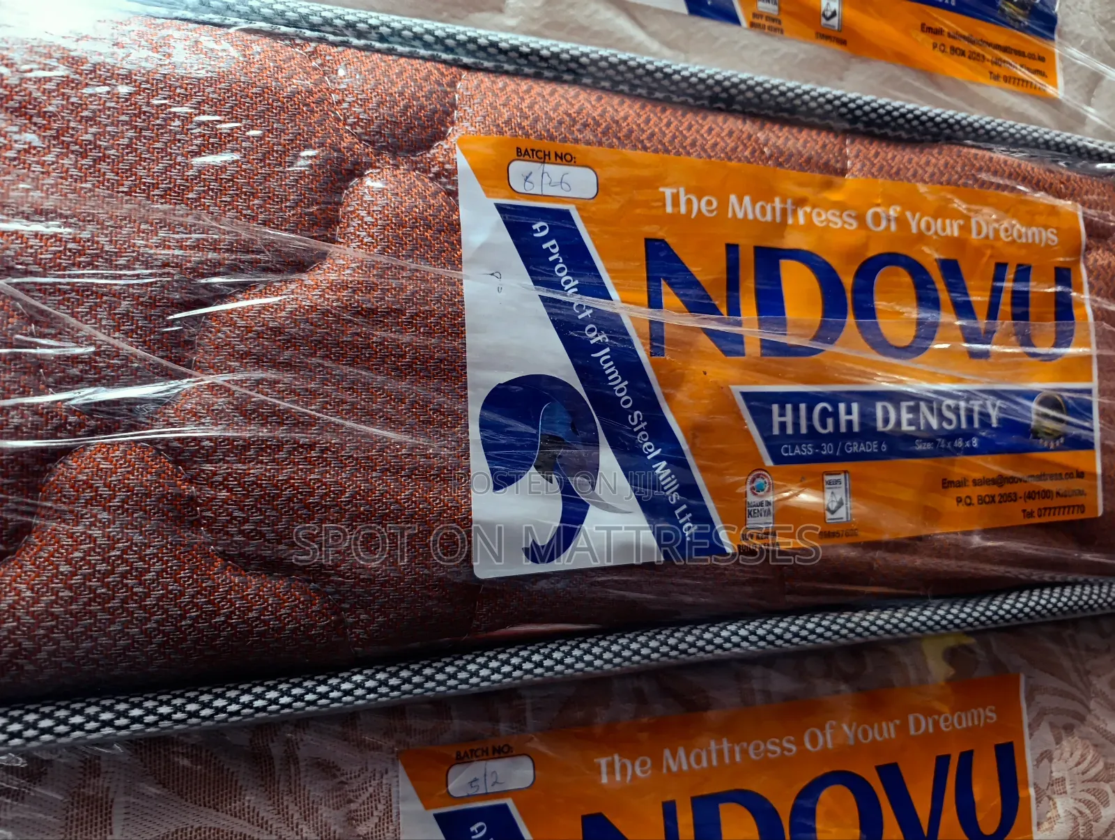 Offer! Offer! 5x6x8 High Density Quilted Mattresses + Free Delivery.