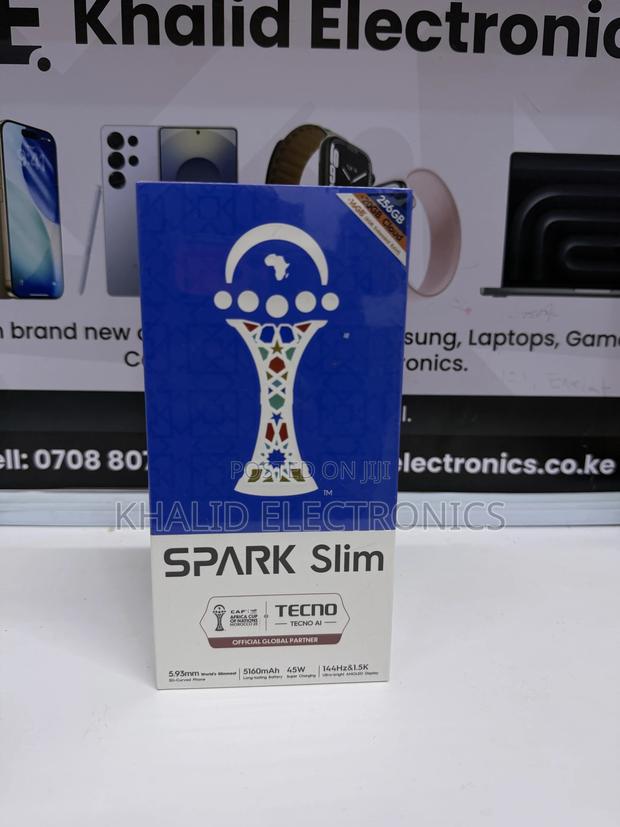 New Tecno Spark Slim 256 GB Black