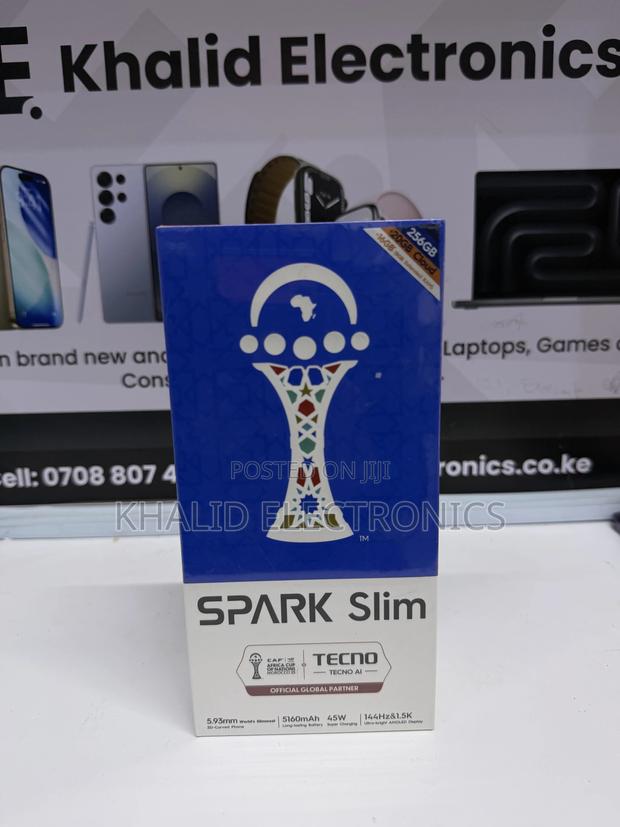 New Tecno Spark Slim 256 GB Black - thumbnail 2