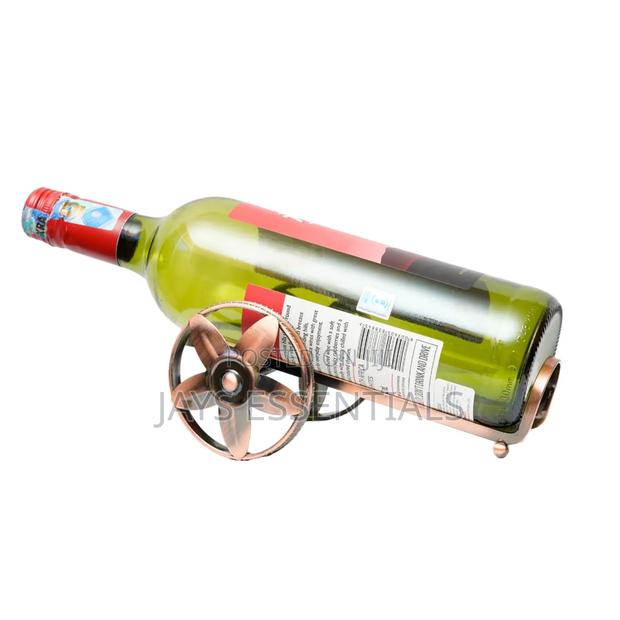Metallic Wine Bottle Holder