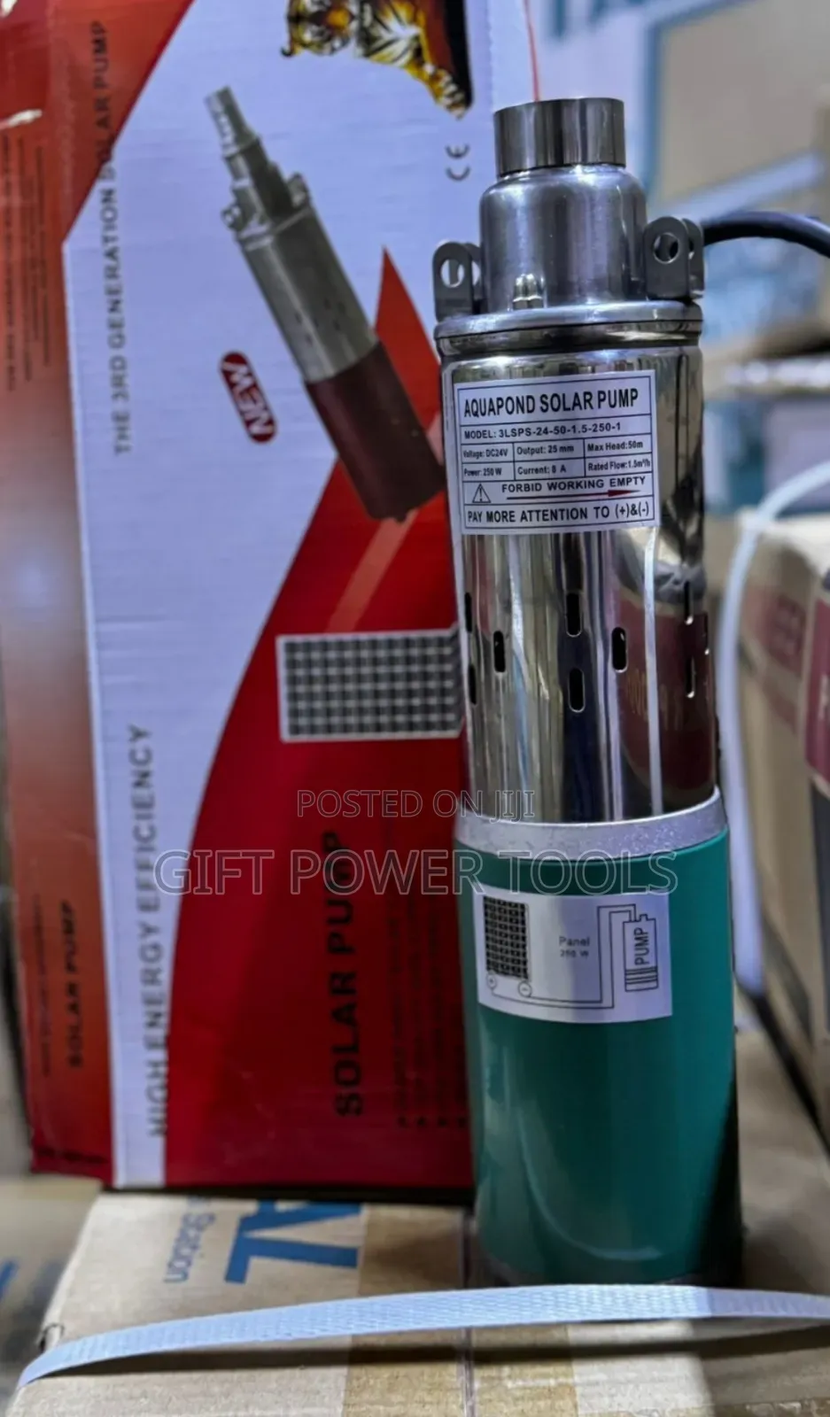 Aquapond 250w Solar Submersible Pump/Submersible Aquapond Solar Pump