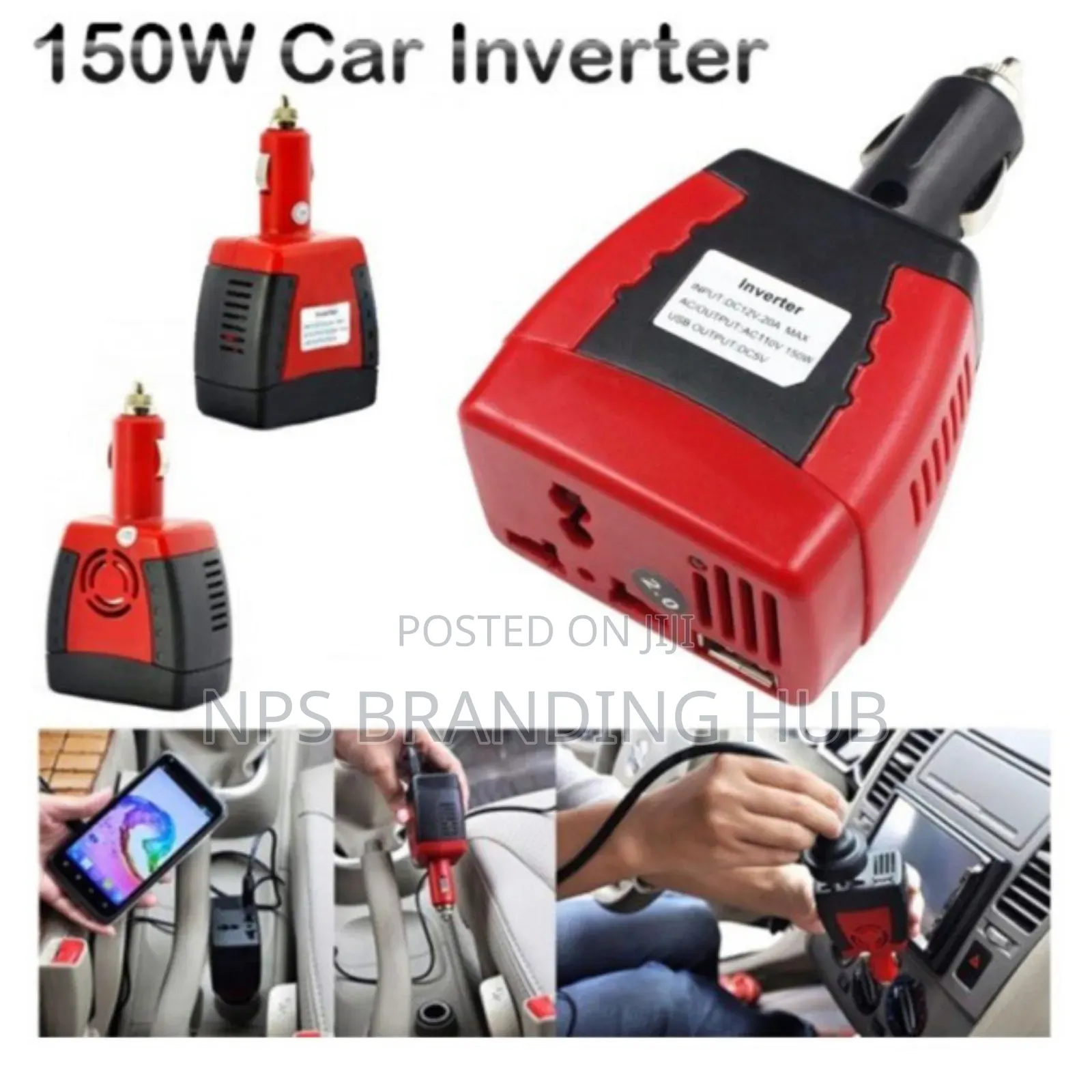 Car Inverter 150 Watts Dc to Ac Dr