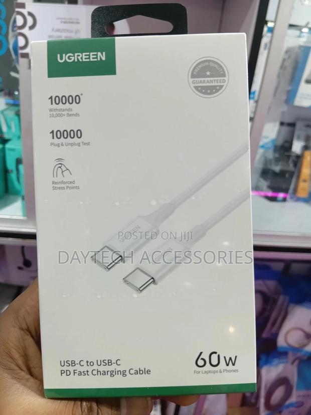 Ugreen 60w Usb-C to Usb-C Pd Fast Charging Cable. - thumbnail 2
