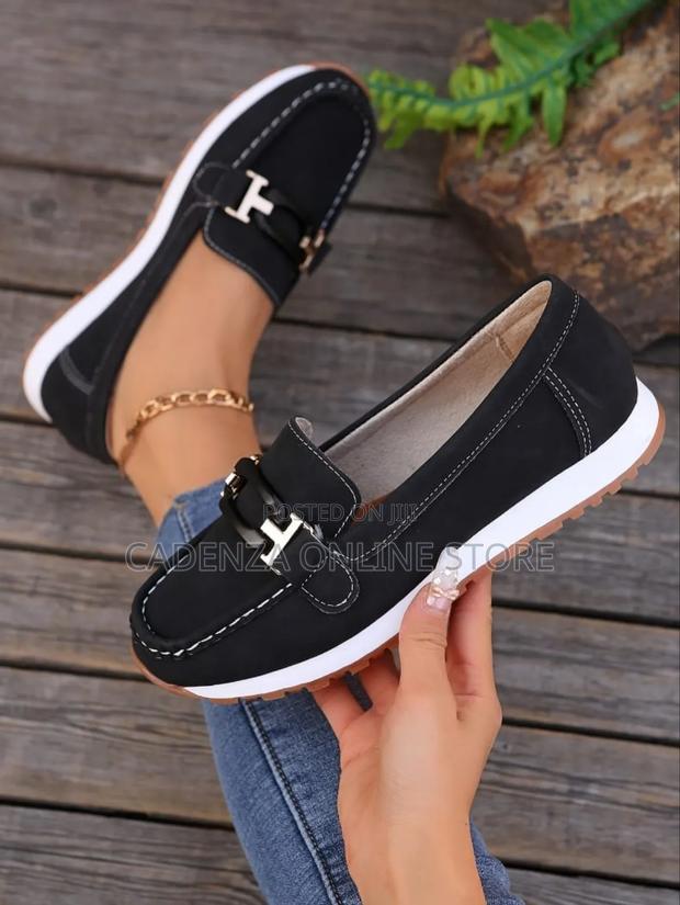 *Ladies Leather Loafer* *Navy:38,39,40,41,42* *Black:40,41,42* - thumbnail 4