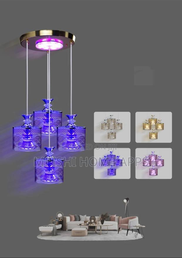 Led 4 Glass Chandelier - main view