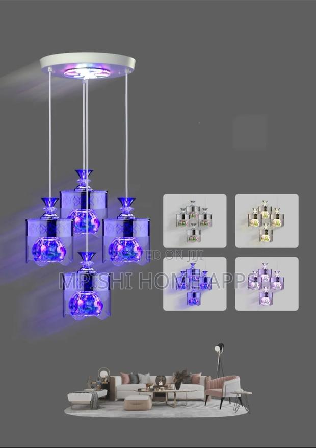Led 4 Glass Chandelier - thumbnail 5