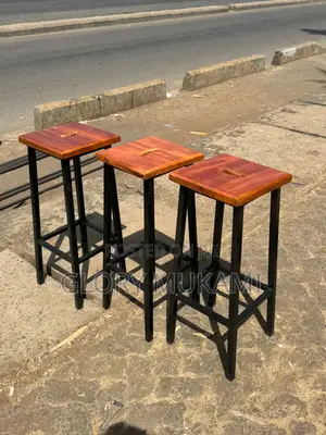 Wooden Squared Laboratory Stools