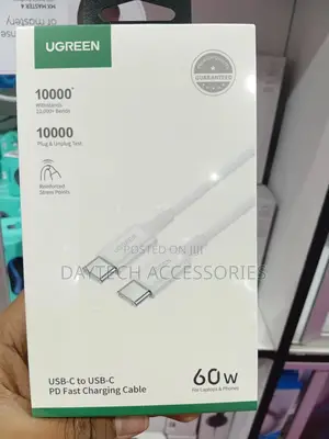 Ugreen Usb-C M to Usb-C M Cable 3a 60w 1m Cable