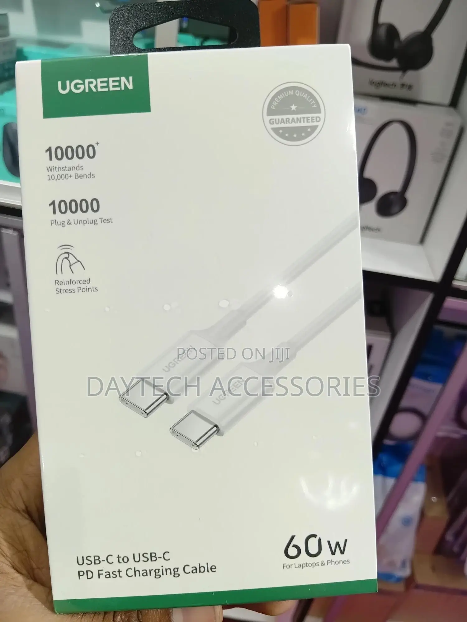Ugreen Usb-C M to Usb-C M Cable 3a 60w 1m Cable
