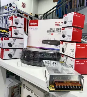 Complete Dahua 8 Cameras Channel Cctv Package 2mp Camera Accessories