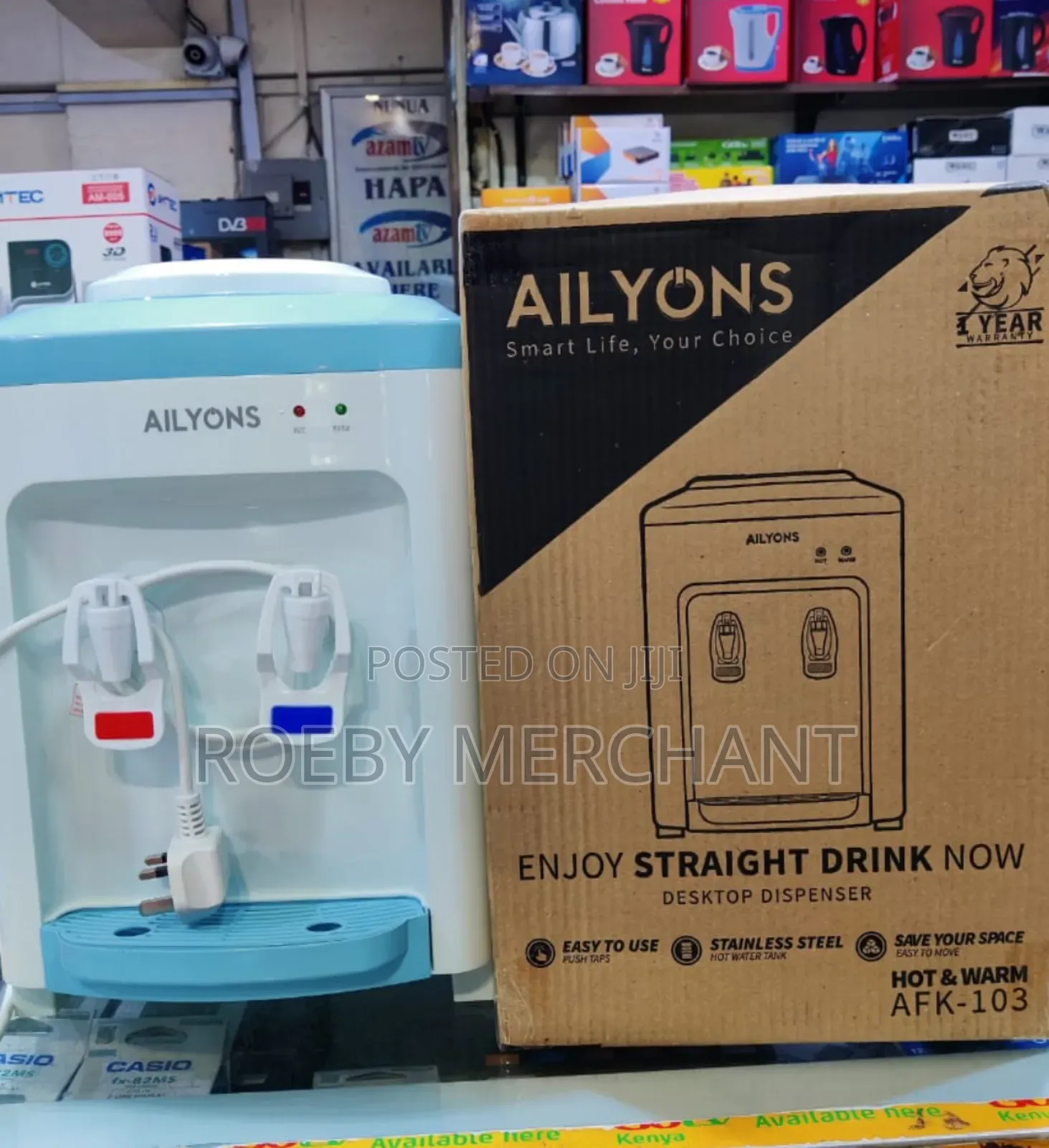 *Ailyons Table Top Dispenser Hot and Normal Water Dispenser