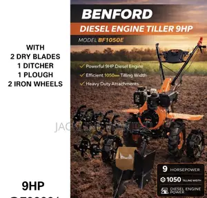 Diesel Engine Tiller Machine 9hp / Powerful 9hp Tiller Machine