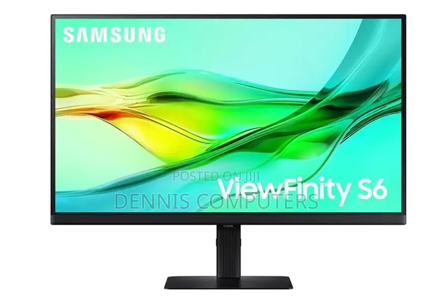 "Samsung S60d 27"" QHD Monitor, Height/Tilt/Swivel/Pivot Adjustable