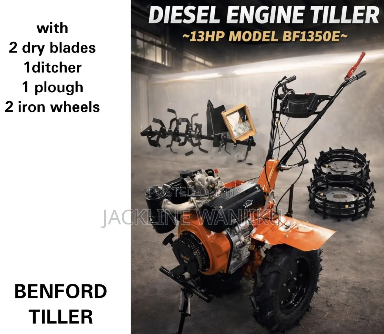 13hp Benford Engine Tiller Machine/ 13hp Diesel Engine Tiller Machine