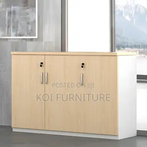Office Cabinet : 2 Door Wooden Credenza Cabinet