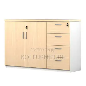Office Cabinet : 2 Door Wooden Credenza Cabinet