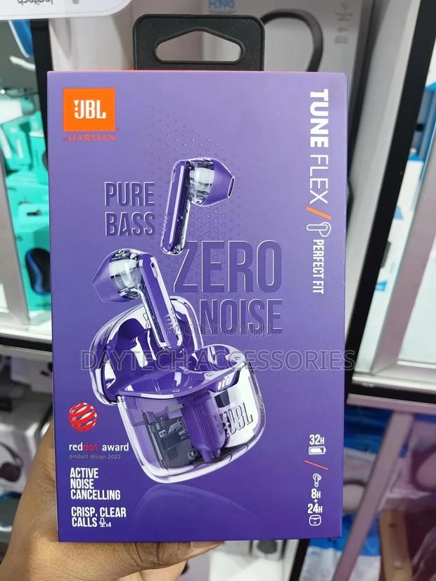 The JBL Tune Flex Ghost Edition Wireless Earbuds. - thumbnail 3