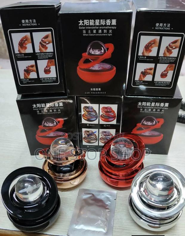 Ring Ball Spinning Solar Powered Air Dashboard Freshner - main view