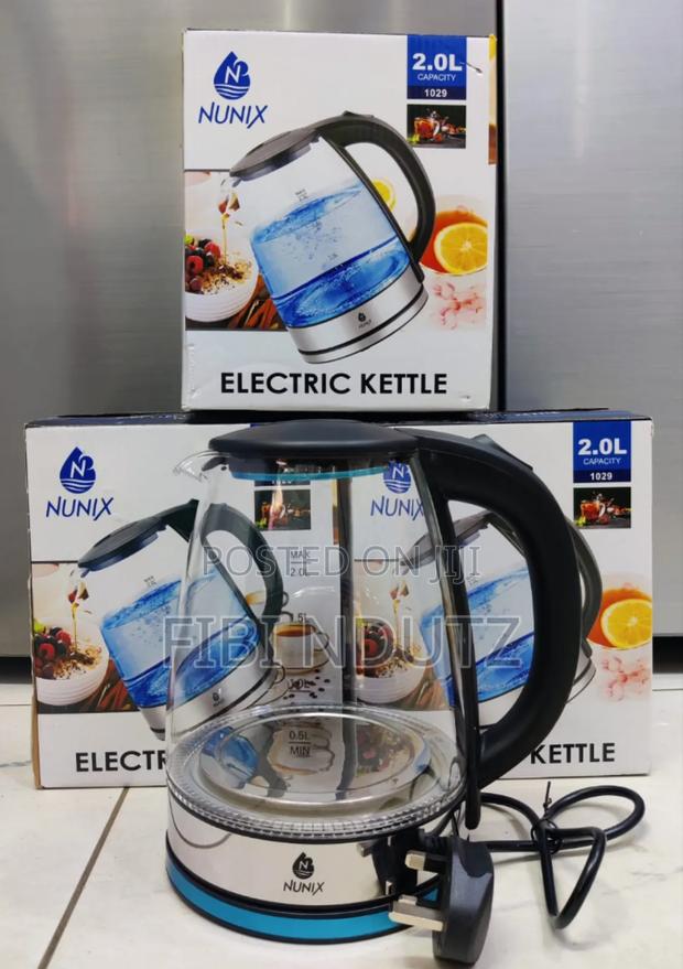 Nunix Glass Kettle 2l/Glass Kettle