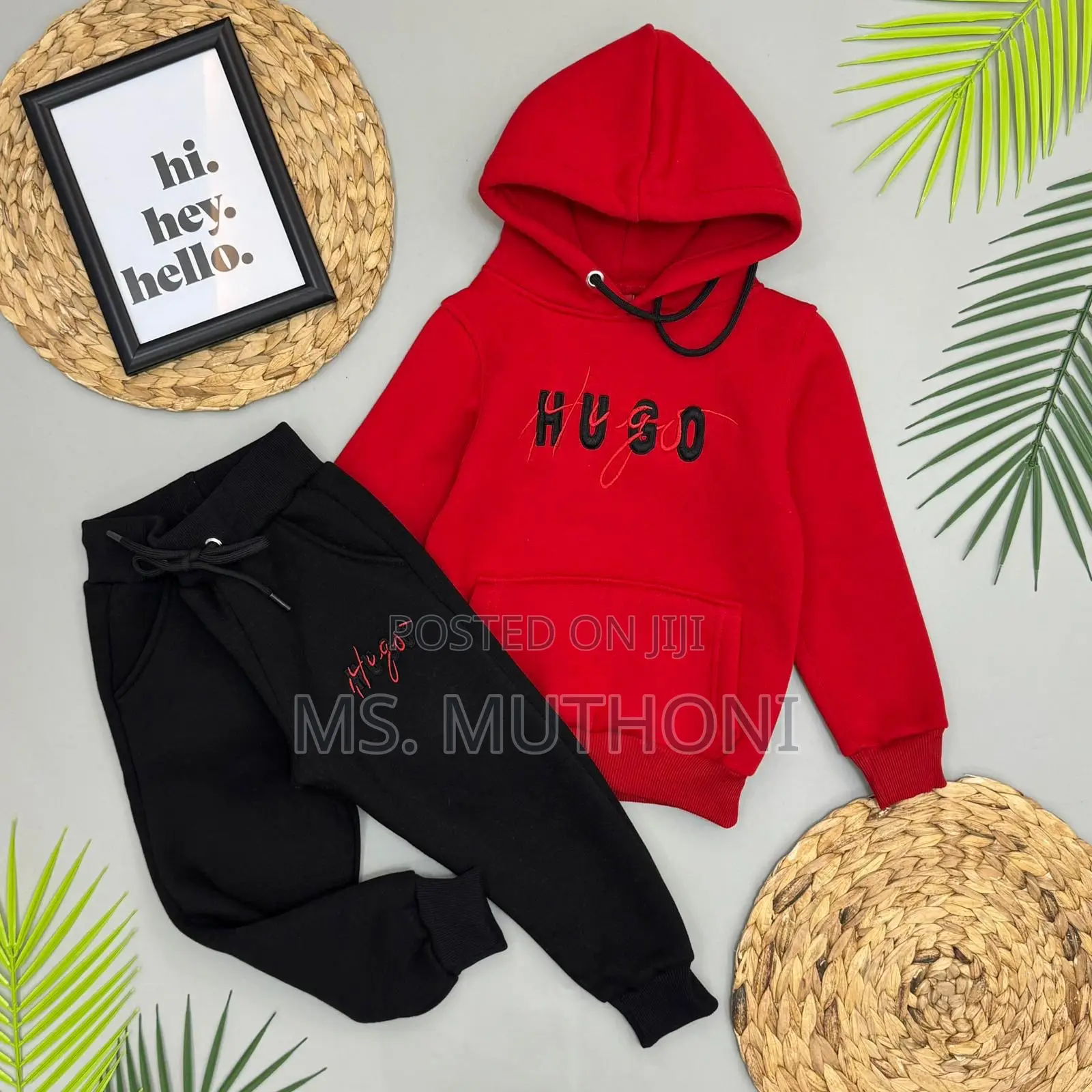 Hugo Boss 2pcs Warm Unisex Track Suit
