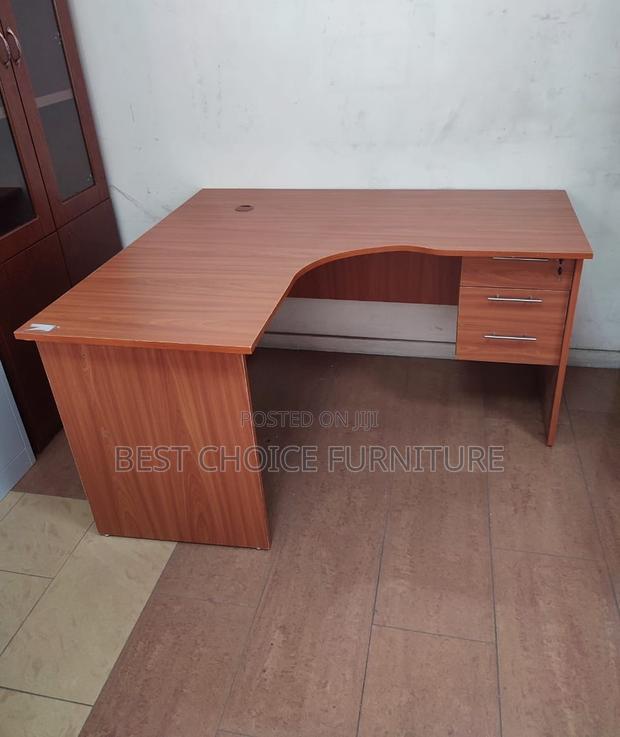 Office Desk; Minimalist Wooden Curved 160cm Home Office Computer Table - thumbnail 5