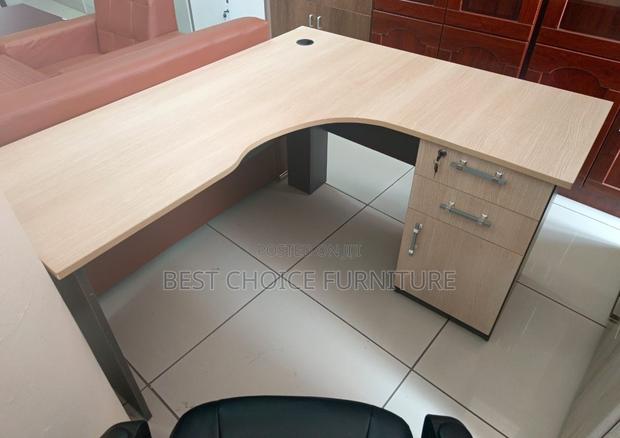 Office Desk; Minimalist Wooden Curved 160cm Home Office Computer Table - thumbnail 9