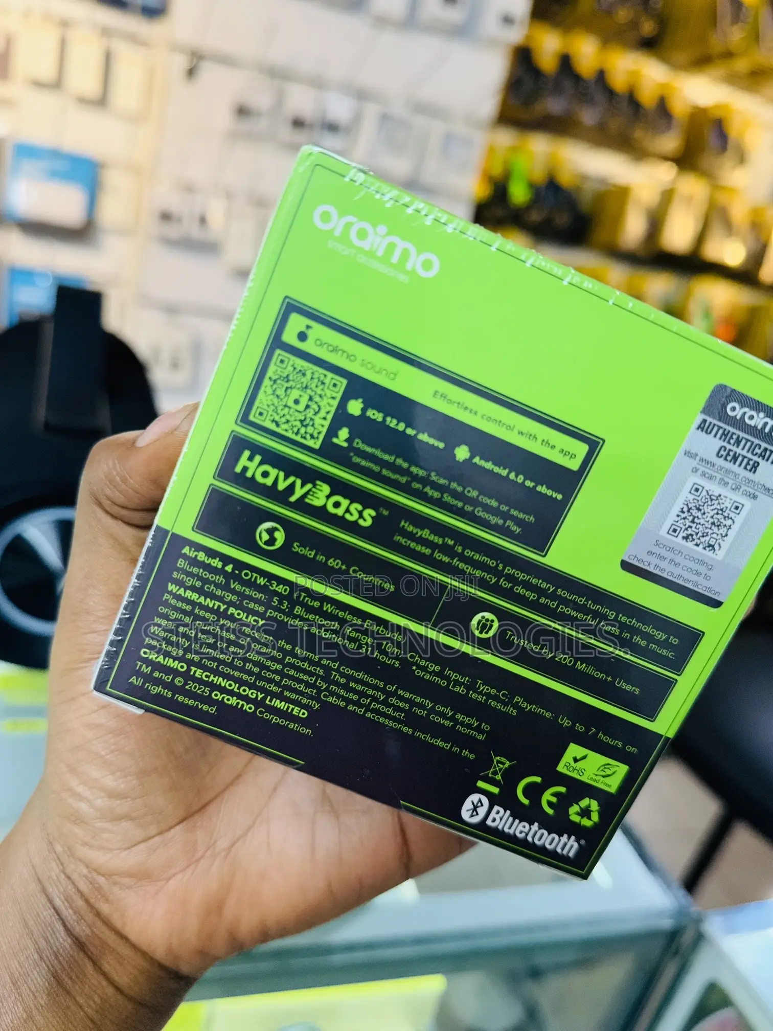 Airbuds 4 Oraimo Wireless Buds